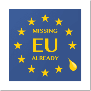 Brexit Missing EU Already Posters and Art